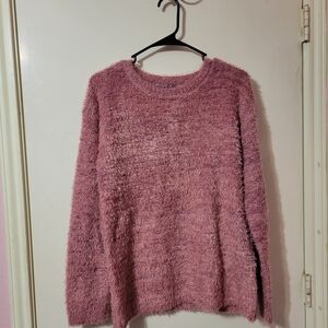 21 Main Soft Mauve Crew Neck Sweater